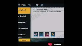 FREE FIRE 2021 FFIC REWARD|| #FREE_FIRE #SHOTS #WATSAPP_STATUS