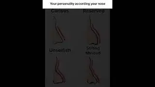 You personality according your nose #looksmaxxing #shorts