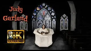 Judy Garland - Silent Night (1937) AI 4K Colorized Enhanced Stabilized