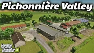 @ Farming Simulator 25 Live @ New start beautiful NEW MAP The Pichonni&egrave;re Valley   & Hard Economy