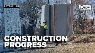 Montgomery County law enforcement memorial progresses with granite panel installation