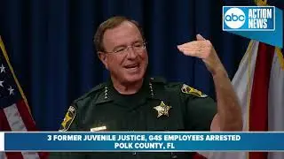 Florida sheriff arrests 3 juvenile justice employees
