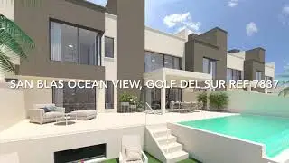 New Development of Elegant Villas, San Blas Ocean View,Golf Del Sur, Tenerife ref 7837