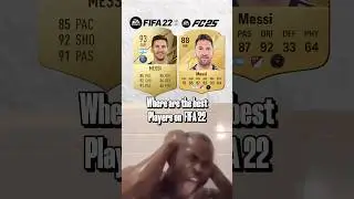 FIFA 22 BEST PLAYERS VS FC 25 #fc25 #fifa22