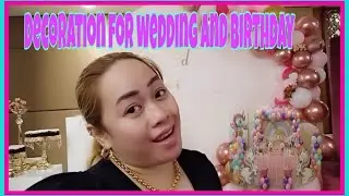 WEDDING DECORATION || UNICORN THEME FOR FIRST BIRTHDAY || WEEK END WORK || BubblyVanessa
