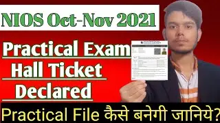 Nios Hall Ticket _ Declared _ Practical Oct-Nov 2021 | Nios Latest Update | Nios Latest News Today