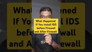 What happened IDS firewall before and After.