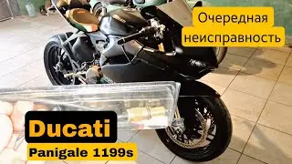 Замена датчика положения передач Ducati Panigale 1199s. Проверка работы нового датчика.