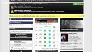Updates to the Met Office website