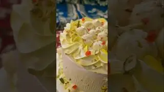 2 Tier Rashmalai cake design 🎂😋 #shortsfeed #shortsvideo #shortsviral #shorts #youtubeshorts #viral