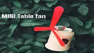Mini Table Fan || DIY|| School Projects