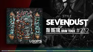 Nu Metal  Drum Track / Sevendust Style / 80 bpm