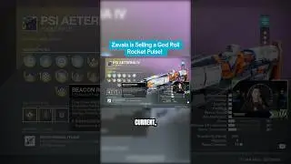 Zavala is Selling a GOD ROLL Rocket Pulse!