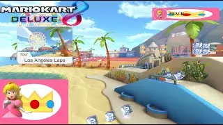 Mario Kart 8 Deluxe Tour Los Angeles Laps (Peach)