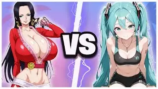🔥 BOA HANCOCK VS HATSUNE MIKU | SEXY FANART BATTLE