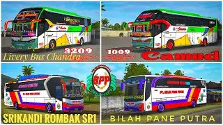 SHARE LIVERY BUSSID JALINSUM BUS CHANDRA JULUKAN CAMUD NOPIN 1009 & NOPIN 3209✓ BUS BILAH PANE PUTRA