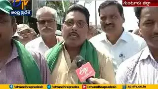 Thullur Farmers Take Out Massive Rally | Against Amaravati JAC Convener Arrest | Guntur Dist