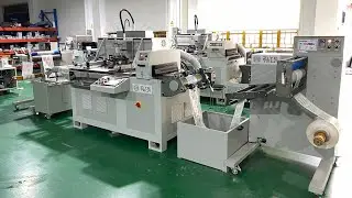 FPP-350 Label Roll To Roll Screen Printing Machine With UV Dryer