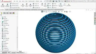 SolidWorks Tutorial Spherical Helix Spring