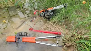 Mini Tractor Water Pump Power tiller video power tiller trolley Yanmar Diesel engine