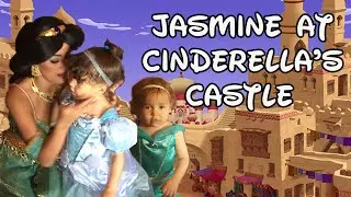 Jasmine at Cinderella's Castle | Disney World Princess Meet | Kissed by a Disney Princess