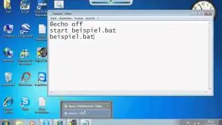 Batch Datei erstellen