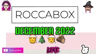 ROCCABOX December 2022 #beauty #makeup #cosmetics #subscription  #Boxes