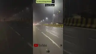 Parthala Bridge | Night View | Greater Noida West | @toroidrider #shorts #viral #trending #noida #yt