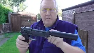 Тест пулевого пистолета Umarex Beretta 92FS с глушителем, 09.10.2021