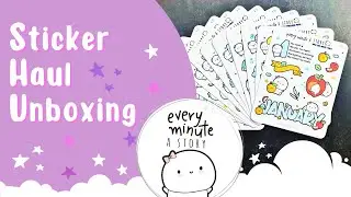 Preparing for 2024 Planner Setups ... Sticker Haul from @EVERYMINUTEASTORY