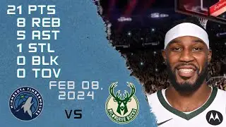 Jae Crowder player Full Highlights vs TIMBERWOLVES NBA Regular season game 08-02-2024
