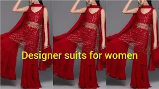 Top 25+ latest new designer suits for women/Suit design 2024/Party wear suit#suitdesign #indian #new