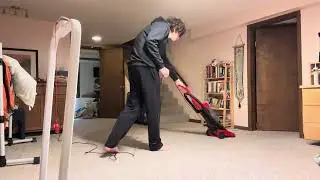 Make YOUR Basement Floors CLEANER With Dirt Devil Vacuum!