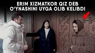 ERIM XIZMATKOR QIZ DEB O'YNASHINI UYGA OLIB KELDIBDI!