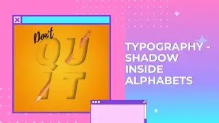 CANVA- Typography Works, Debossed Effect