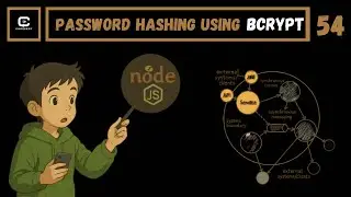 L-54 How to Use bcrypt JS for Password Hashing | Lecture-54 Exploring Hashing Algorithms
