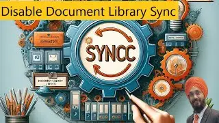Disable Document library Sync for a specific all libraries on SharePoint Site in Hindi