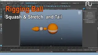 Rigging Ball Maya with Squash & Stretch + Tail Cơ bản |B&agrave;i 2|