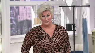 Belle by Kim Gravel Flexibelle Pull-On Camo Cuffed Jeans on QVC