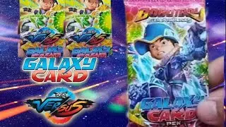 Unboxing Trading Card Boboiboy PEK Versus Galaxy Card PEK Impak