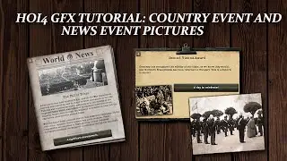 HOI4 GFX Tutorial: Country Event and News Event Picture