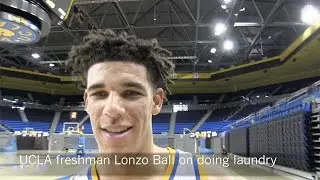 Lonzo Ball learns laundry at UCLA