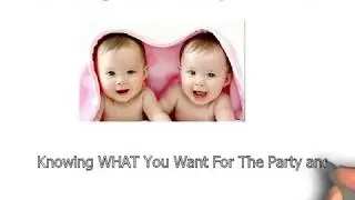 Twin baby shower ideas