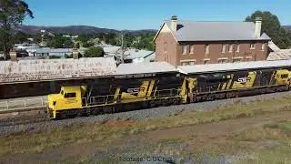 C507 and SSR101 depart Cootamundra West 12 Dec 2024
