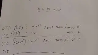 Solving Estimated Time Of Arrival