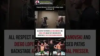 UFC 325 | Волкановски и Диего Лопес проявили уважение 🔥 #ufc