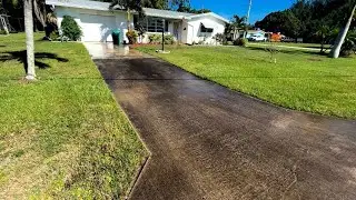UNSAFE driveway needed SERIOUS HELP for ELDERLY homeowner and I CLEANED it for FREE!!