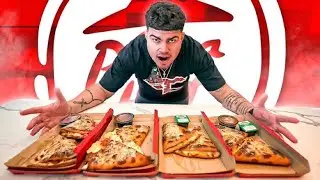 TRYING ALL 4 NEW PIZZA HUT MELT'S