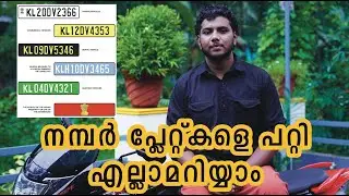 Significance of different NUMBER PLATES  Yellow, Red, White, Blue & Black