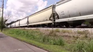 CN 5643 and CN 5768 (4/29/13) Hester, LA HD